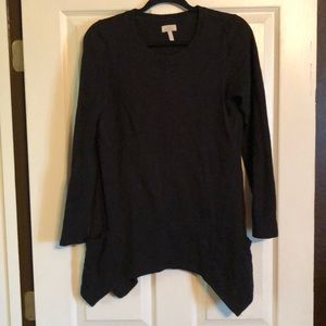 LOGO by Lori Goldstein Tops - Black Tunic by Logo LOGO by Lori Goldstein Tops - Black Tunic by Logo